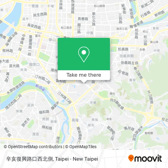 辛亥復興路口西北側 map