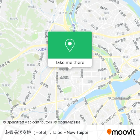 花蝶晶漾商旅（Hotel） map