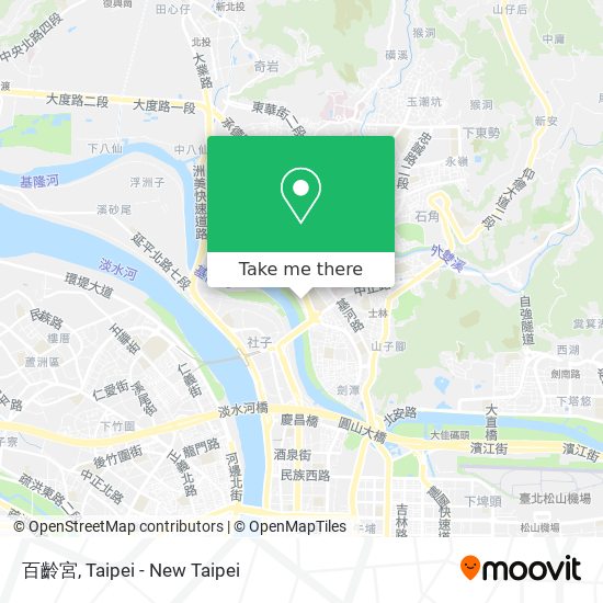 百齡宮 map