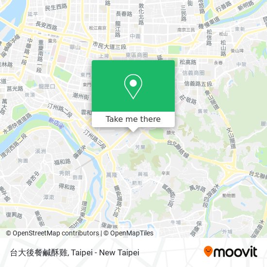 台大後餐鹹酥雞 map