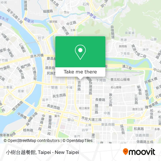 小樹台越餐館地圖
