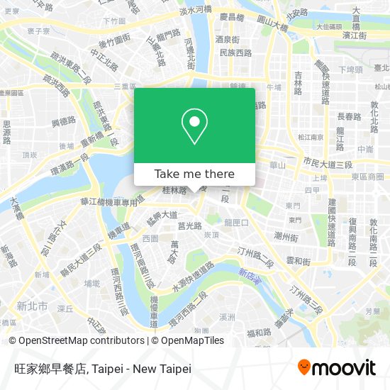 旺家鄉早餐店 map