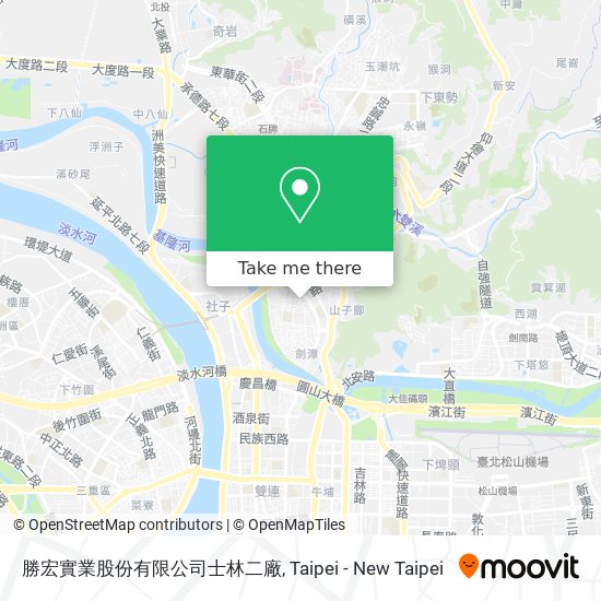 勝宏實業股份有限公司士林二廠 map