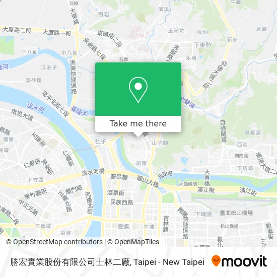 勝宏實業股份有限公司士林二廠 map