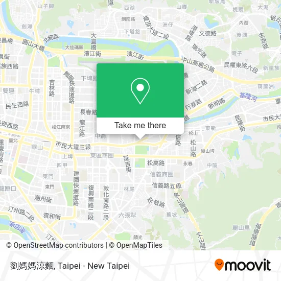 劉媽媽涼麵地圖