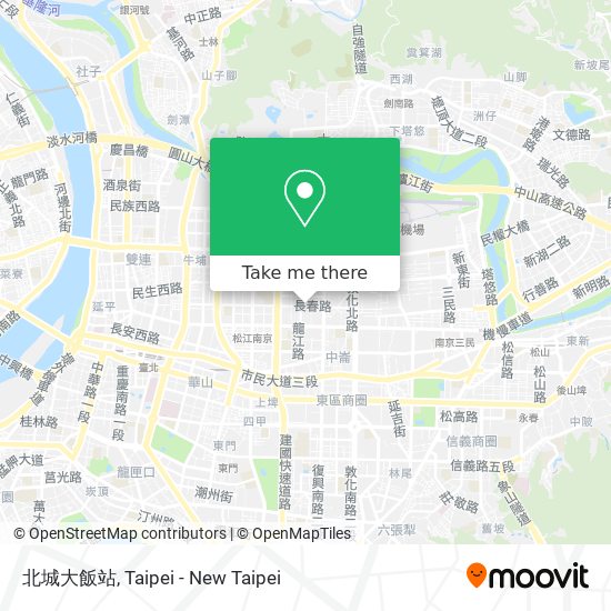 北城大飯站 map