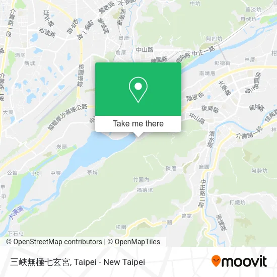 三峽無極七玄宮地圖