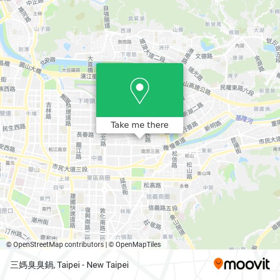 三媽臭臭鍋地圖