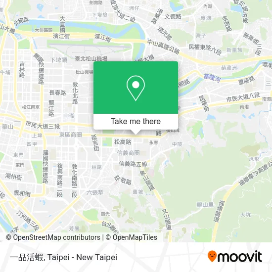 一品活蝦 map