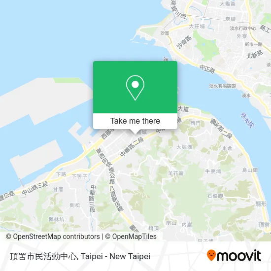 頂罟市民活動中心地圖
