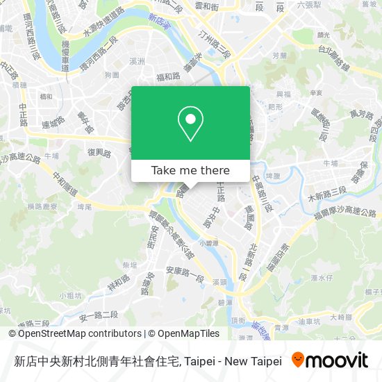 新店中央新村北側青年社會住宅 map