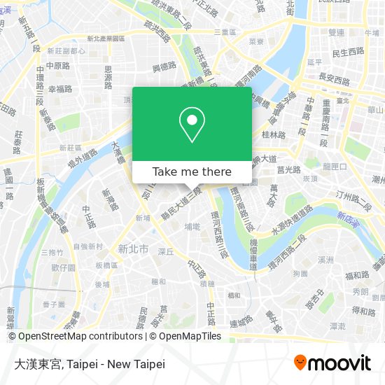 大漢東宮 map