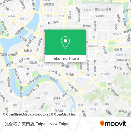 光合箱子 東門店 map