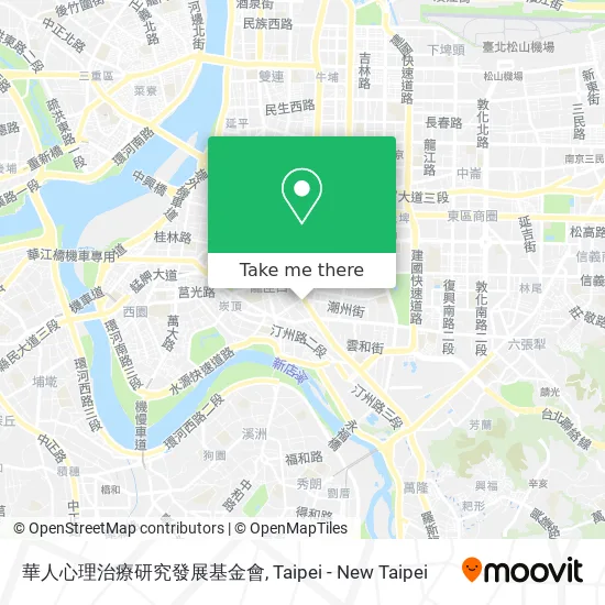 華人心理治療研究發展基金會 map
