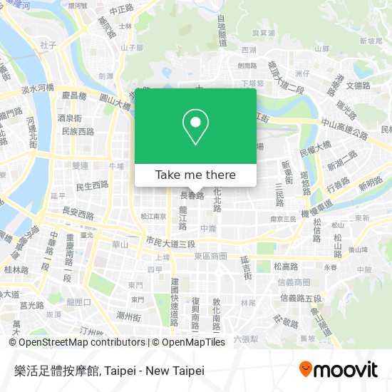樂活足體按摩館地圖