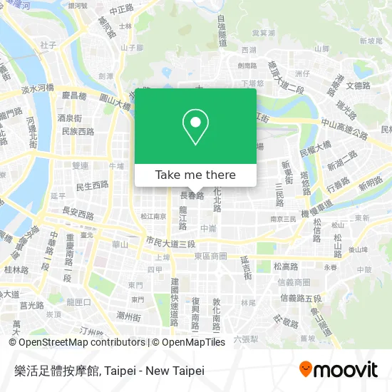 樂活足體按摩館 map