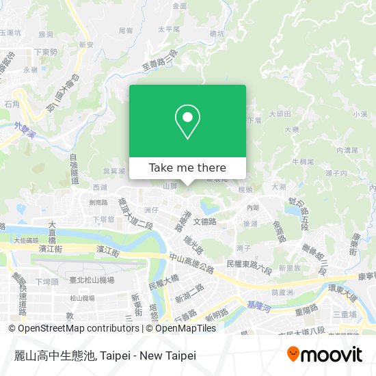 麗山高中生態池 map