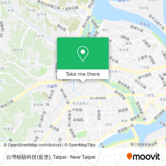 台灣檢驗科技(藍堡)地圖