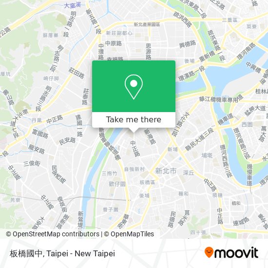 板橋國中 map