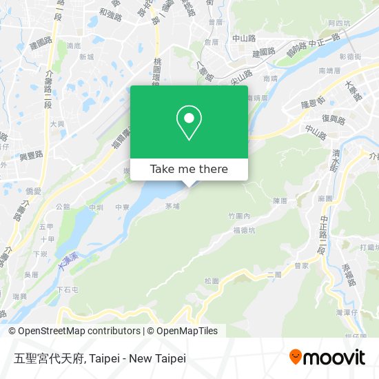 五聖宮代天府地圖