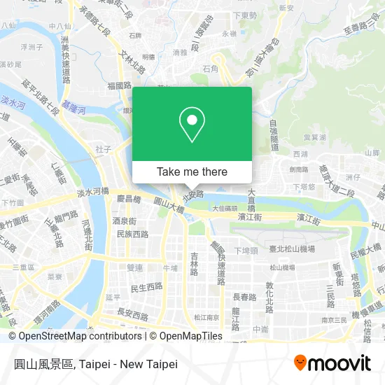 圓山風景區地圖