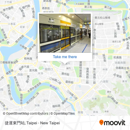 捷運東門站 map