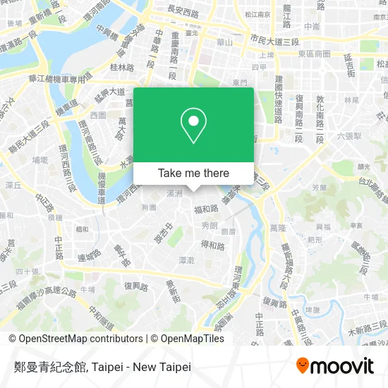 鄭曼青紀念館地圖