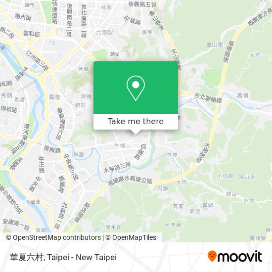 華夏六村 map