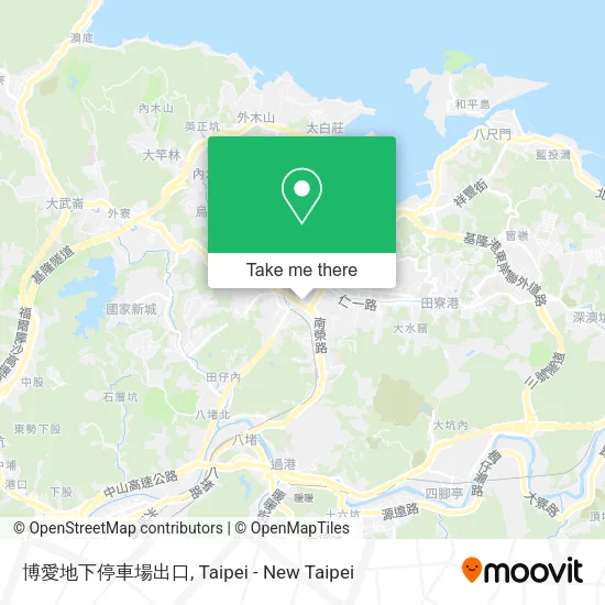 博愛地下停車場出口地圖