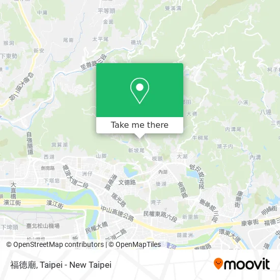 福德廟 map