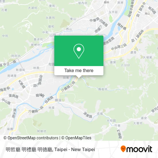 明哲廳 明禮廳 明德廳地圖