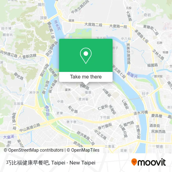巧比福健康早餐吧地圖