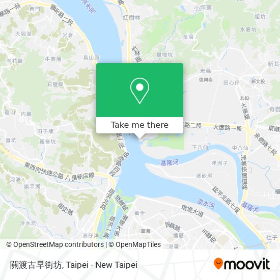 關渡古早街坊 map