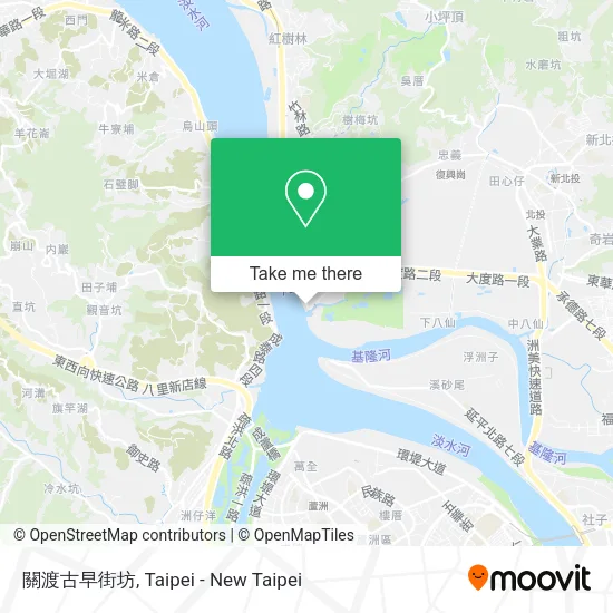 關渡古早街坊 map