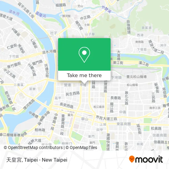 天皇宮地圖