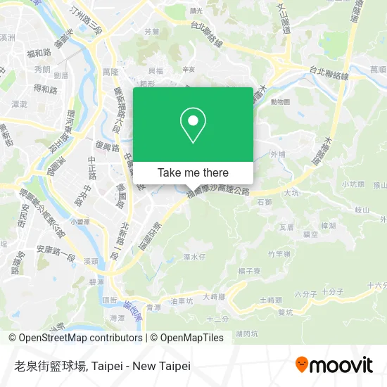 老泉街籃球場 map