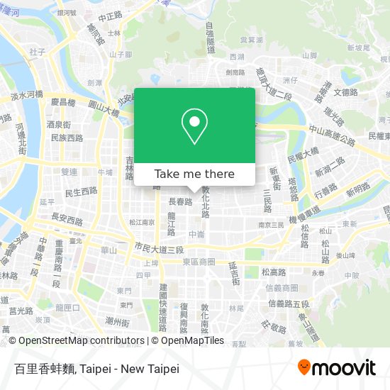百里香蚌麵 map