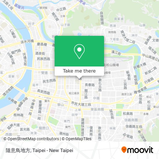 隨意鳥地方地圖