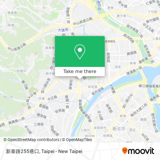 新泰路255巷口地圖