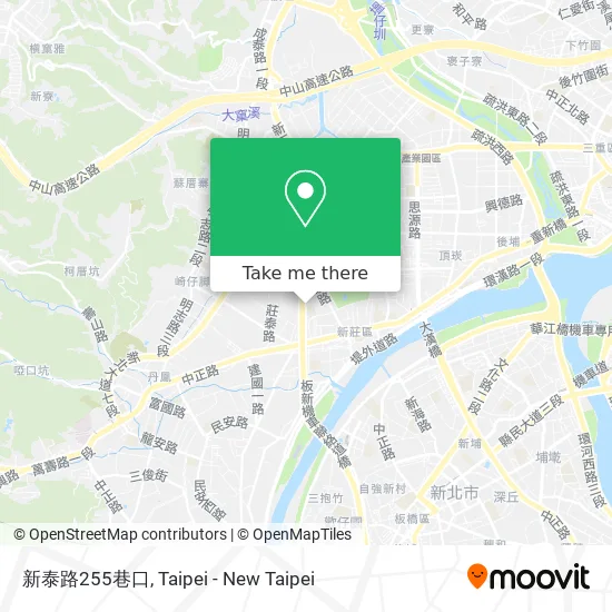新泰路255巷口地圖