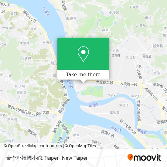 金李朴韓國小館 map