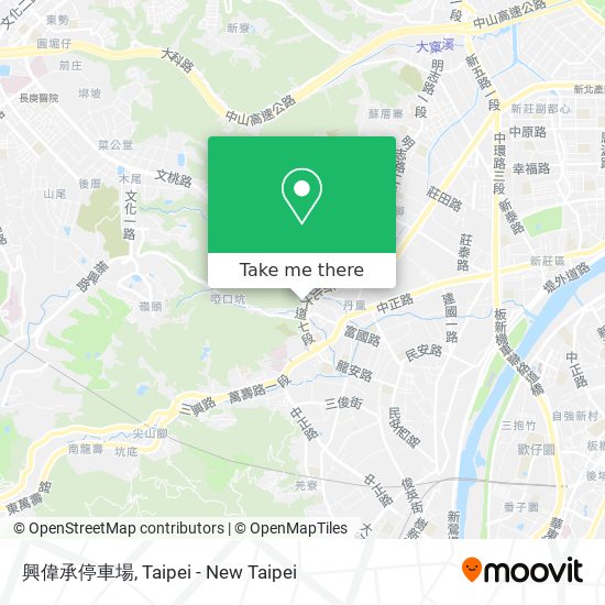 興偉承停車場 map