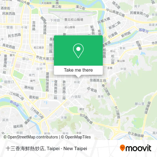 十三香海鮮熱炒店地圖