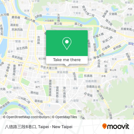八德路三段8巷口 map