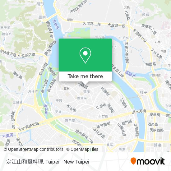 定江山和風料理 map