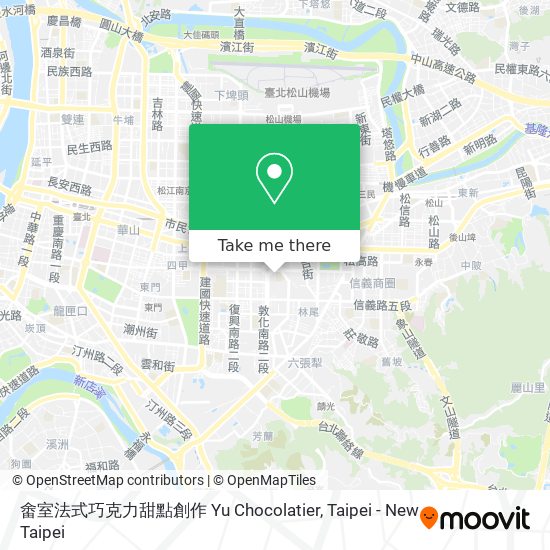 畬室法式巧克力甜點創作 Yu Chocolatier map