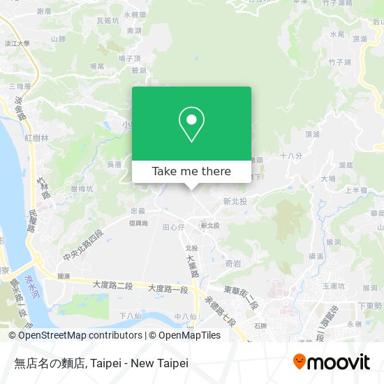 無店名の麵店地圖