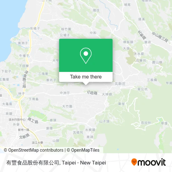 有豐食品股份有限公司地圖