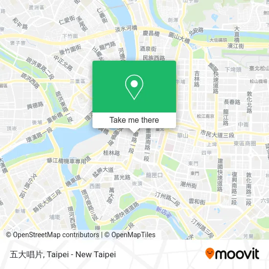 五大唱片 map