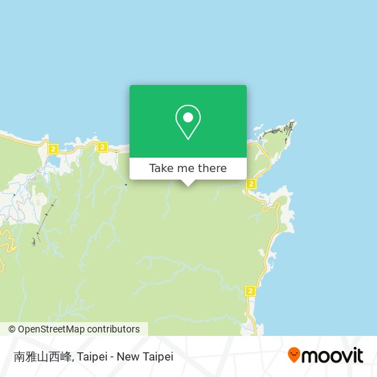 南雅山西峰地圖